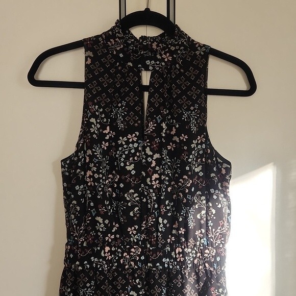 Ted Baker Black Hazel High-Neck Marcila Wide-Leg Jumpsuit Ted size 2-US size 4-6 - Picture 8 of 16